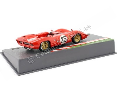 Cochesdemetal.es 1969 Ferrari 312 P Nº25 Andretti/Amon 12h Sebring 1:43 Editorial Salvat ABFRT013 2