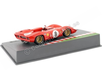 Cochesdemetal.es 1969 Ferrari 312 P Nº8 Rodriguez/Piper 1000 Km. Spa 1:43 Editorial Salvat ABFRT021 2