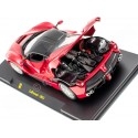 Cochesdemetal.es 2013 Ferrari Laferrari Rojo / Negro 1:24 éditorial Salvat AB24F003