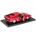 Cochesdemetal.es 1984 Ferrari Testarossa Rojo 1:24 Editorial Salvat AB24F008