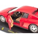 Cochesdemetal.es 1984 Ferrari Testarossa Rojo 1:24 Editorial Salvat AB24F008