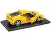 Cochesdemetal.es 2004 Ferrari F430 Amarillo 1:24 Éditorial Salvat AB24F007