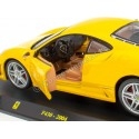 Cochesdemetal.es 2004 Ferrari F430 Amarillo 1:24 Éditorial Salvat AB24F007