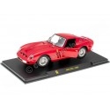Cochesdemetal.es 1962 Ferrari 250 GTO ROJO 1:24 Éditorial Salvat AB24F010