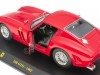 Cochesdemetal.es 1962 Ferrari 250 GTO Rojo 1:24 Editorial Salvat AB24F010