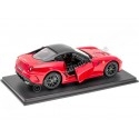 Cochesdemetal.es 2010 Ferrari 599 GTO Rojo/Negro 1:24 Editorial Salvat AB24F013