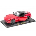 Cochesdemetal.es 2010 Ferrari 599 GTO Rojo/Negro 1:24 Editorial Salvat AB24F013