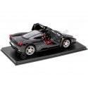 Cochesdemetal.es 2002 Ferrari Enzo Negro 1:24 Editorial Salvat AB24F005