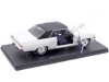 Cochesdemetal.es 1965 Opel Diplomat V8 Coupe "Opel Collection" Blanco/Negro 1:24 Editorial Salvat G1648005