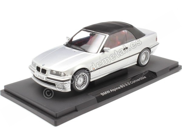 Cochesdemetal.es 1996 BMW Alpina B3 3.2 Convertible Plateado 1:18 MC Group 18322