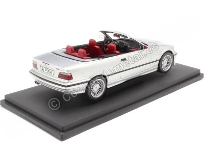 Cochesdemetal.es 1996 BMW Alpina B3 3.2 Convertible Plateado 1:18 MC Group 18322 2