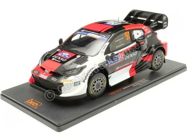 Cochesdemetal.es 2023 Toyota Yaris GR Rally1 Hybrid Nº97 Latvala/Hänninen Rally Finlandia 1:18 IXO Models 18RMC174B