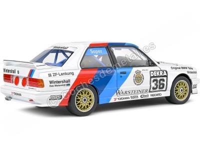 Cochesdemetal.es 1989 BMW M3 (E30) Evo Nº36 Steve Soper DTM 1:18 Solido S1801524 2