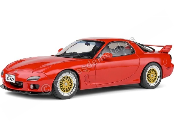 Cochesdemetal.es 1994 Mazda RX-7 Type RS (FD35) Rojo Vintage 1:18 Solido S1810602