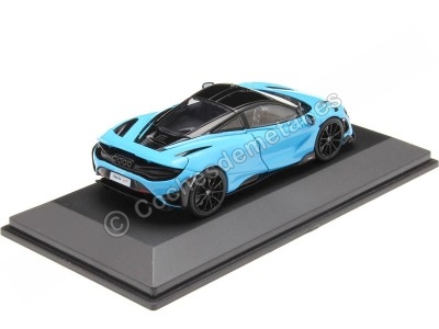 Cochesdemetal.es 2020 McLaren 765 LT V8-Biturbo Azul Curaçao 1:43 Solido S4311904 2