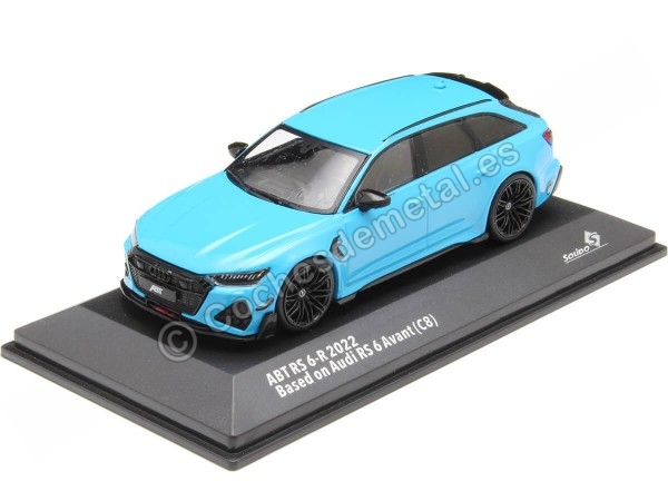 Cochesdemetal.es 2022 ABT RS6-R Basado en Audi RS6 (C8) Azul Miami 1:43 Solido S4310707