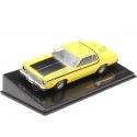 Cochesdemetal.es 1975 Plymouth Fury Road Runner Amarillo/Negro 1:43 IXO Models CLC541N.22