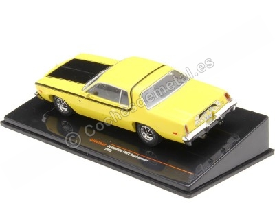 Cochesdemetal.es 1975 Plymouth Fury Road Runner Amarillo/Negro 1:43 IXO Models CLC541N.22 2