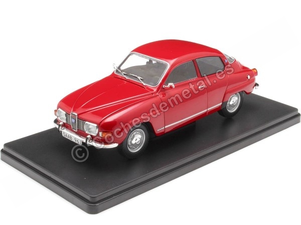 Cochesdemetal.es 1970 Saab 96 V4 Rojo 1:24 WhiteBox 124220