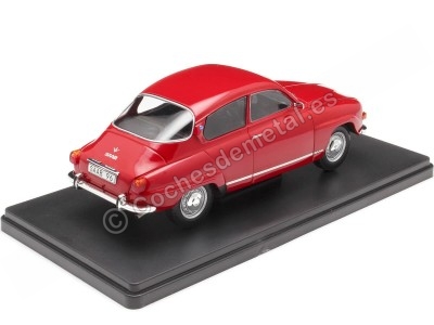 Cochesdemetal.es 1970 Saab 96 V4 Rojo 1:24 WhiteBox 124220 2