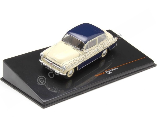 Cochesdemetal.es 1959 Skoda Octavia Beige/Azul Oscuro 1:43 IXO Models CLC545N.22