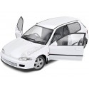 Cochesdemetal.es 1991 Honda Civic (EG6) Blanco Escarcha 1:18 Solido S1810401