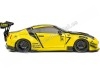 Cochesdemetal.es 2020 Nissan GT-R (R35) Liberty Walk Kit Type 2 Amarillo / Negro 1:18 Solino S1805809