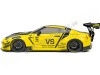 Cochesdemetal.es 2020 Nissan GT-R (R35) Liberty Walk Kit Type 2 Amarillo / Negro 1:18 Solino S1805809