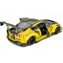 Cochesdemetal.es 2020 Nissan GT-R (R35) Liberty Walk Kit Type 2 Amarillo / Negro 1:18 Solino S1805809