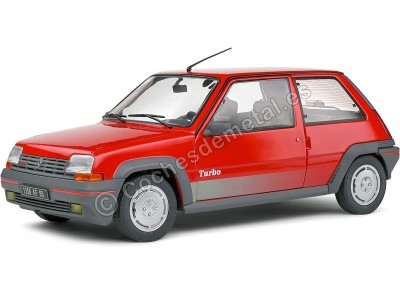 Cochesdemetal.es 1985 Renault 5 R5 GT Turbo MK1 Rojo Vivo 1:18 Solido S1810001