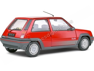 Cochesdemetal.es 1985 Renault 5 R5 GT Turbo MK1 Rojo Vivo 1:18 Solido S1810001 2