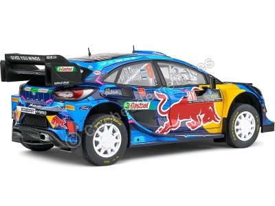 Cochesdemetal.es 2023 Ford Puma Rally1 Hybrid Nº8 Tanak/Jarveoja Ganador Rally Suecia 1:18 Solido S1809503 2