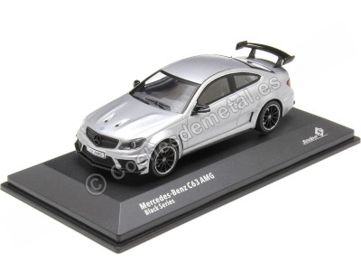 Cochesdemetal.es 2011 Mercedes-Benz C63 AMG Black Series Plateado Mate 1:43 Solido S4311604