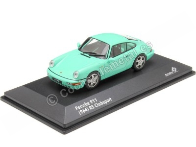 Cochesdemetal.es 1994 Porsche 911 (964) RS Clubsport Verde Menta 1:43 Solido S4312903