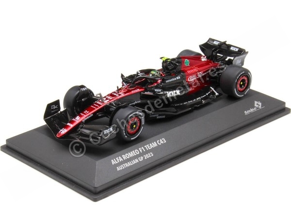 Cochesdemetal.es 2023 Alfa Romeo C43 Nº24 Zhou Guanyu GP F1 Australia 1:43 Solido S4317902