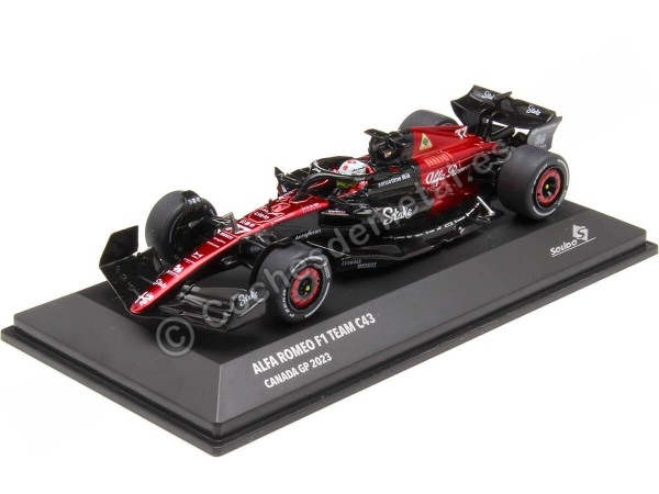 Cochesdemetal.es 2023 Alfa Romeo C43 Nº77 Valtteri Bottas GP F1 Canadá 1:43 Solido S4317901