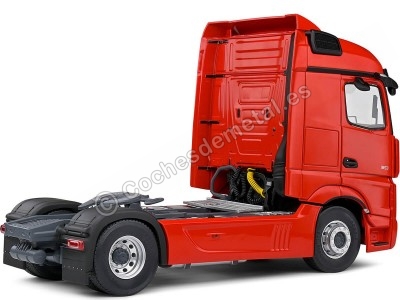 Cochesdemetal.es 2019 Cabeza Tractora Mercedes-Benz Actros Rojo Lava 1:24 Solido S2400201 2