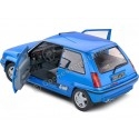 Cochesdemetal.es 1989 Renault 5 R5 GT Turbo MK2 Azul Luminoso 1:18 Solido S1810003