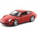 2006 Porsche 911 Carrera S Rojo Metalizado 1:18 Maisto 31692 Cochesdemetal 1 - Coches de Metal 