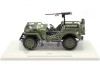 Cochesdemetal.es 1944 Jeep Armada Americana "Día-D Batalla de Normandía" Verde Militar 1:18 Norev 189016