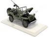 Cochesdemetal.es 1944 Jeep Armada Americana "Día-D Batalla de Normandía" Verde Militar 1:18 Norev 189016