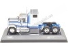 Carsdemetal.es 1980 Chefe Tractora GMC Geral Silver/Blue 1:64 IXO Modelos 64TR003