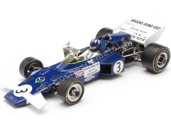 Cochesdemetal.es 1970 Loyus Type 72 Nº3 Graham Hill Lotus Ganador del Campeonato de Constructores 1:18 Quartzo 18279