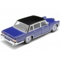 Cochesdemetal.es 1963 Mercedes-Benz 600 (W100) Azul/Negro 1:24 Welly 24121