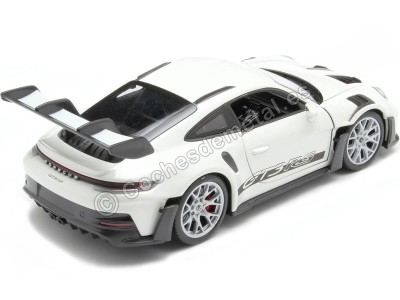 Cochesdemetal.es 2023 Porsche 911 (992) GT3 RS Blanco 1:24 Welly 24122 2