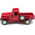 Cochesdemetal.es 1947 Jeep Willys Pickup Rojo 1:24 Welly 24116