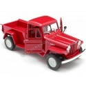 Cochesdemetal.es 1947 Jeep Willys Pickup Rojo 1:24 Welly 24116