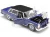 Cochesdemetal.es 1963 Mercedes-Benz 600 (W100) Azul / Negro 1:24 Welly 24121