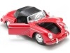 Cochesdemetal.es 1956 Porsche 356A Speedster 1600 Super Convertible Rojo 1:24 Welly 24106