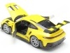 Cochesdemetal.es 2023 Porsche 911 (992) GT3 RS Amarillo 1:24 Welly 24122